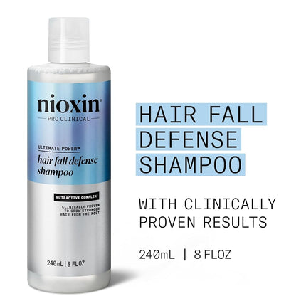 Nioxin Hair Fall Defense Shampoo for Hair Loss, 240 ml