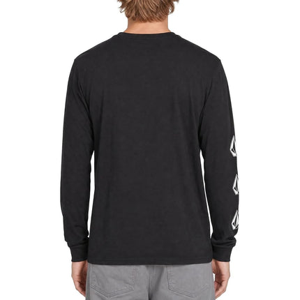 Volcom Men's Iconic Deadly Stones Long Sleeve T-Shirt, Black-New, S