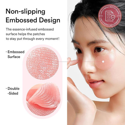 Abib PDRN Retinal Eye Patch, Hydrogel Masks for Dark Circles, Puffiness, Fine Lines, 60 Patches, 84g, with Niacinamide, K-Beauty Skincare