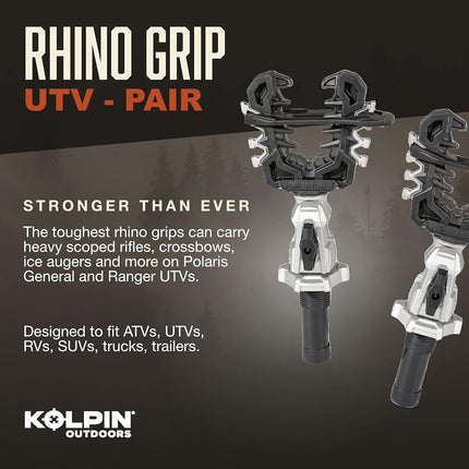 Kolpin Rhino Grip Pro - Polaris UTV (Polaris Lock & Ride Compatible) - 21562, Black