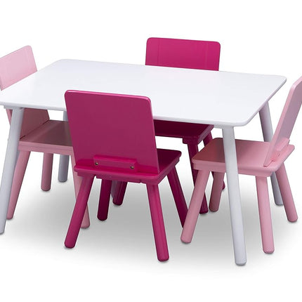 Delta Children Kids Table and Chair Set (4 Chairs 