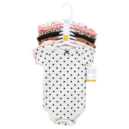 Hudson Baby Baby Cotton Bodysuits, Mommy Latte, 18-24 Months