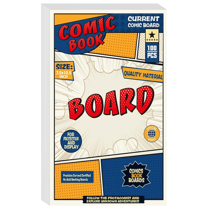 Leffis 100 Current Size Comic Boards - Thick and D