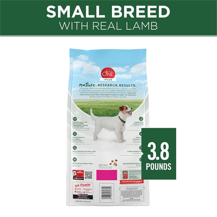 Purina ONE SmartBlend Small Breed Lamb & Rice Formula Adult Dry Dog Food - 3.8 lb. Bag