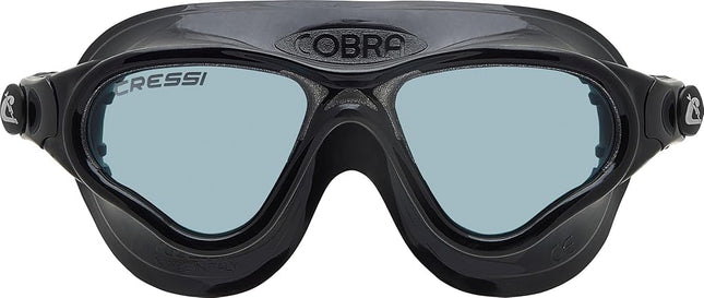 Cressi Cobra, Black/Black, Tinted Lens