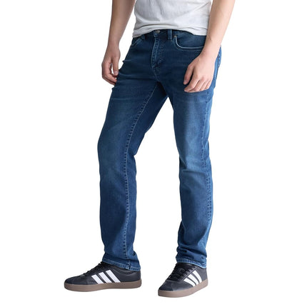 Buffalo David Bitton Jean droit Six pour homme, en molleton usé, taille 34W x 34L