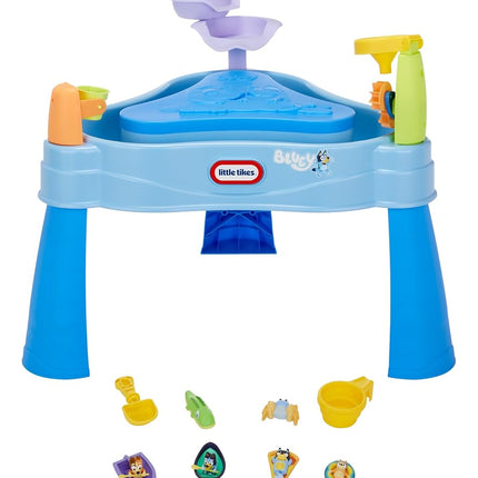 Little Tikes Bluey Beach Water Table - Comes with 6 Accessories, Bluey Active Play, for Boys and Girls Ages 1-6 Years