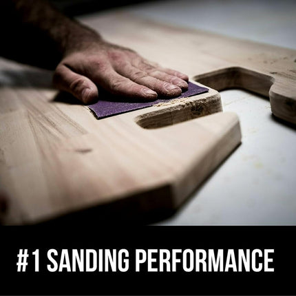 3M SHTR180-PGP-6T Pro Grade Precision Faster Sanding, Sanding Sheets, 180-Grit Fine, 3-2/3" x 9", 6-Pack