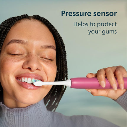 Philips Sonicare 4100 Rechargeable Electric Toothbrush, 1 Brush Head, Pink
