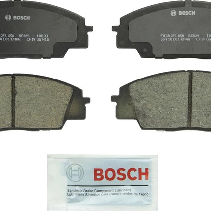 BOSCH BC829 QuietCast Premium Ceramic Disc Brake Pad Set - Compatible with Select Acura CSX, RSX; Honda Civic, S2000; FRONT
