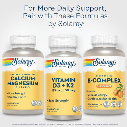 Solaray B-complex Chewable, 250 mg, 50 Count