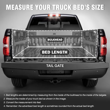 DNA Motoring TTC-HARD-003 Pickup Truck Bed Top Hard Solid Tri-Fold Tonneau Cover Compatible with 75-96 Ford F-150 6.5Ft Fleetside/Styleside Bed
