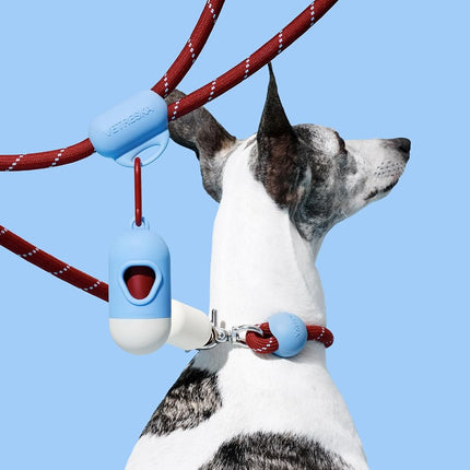 VETRESKA Hands-Free Dog Lead, 8FT Adjustable Rope Lead with Bag Dispenser