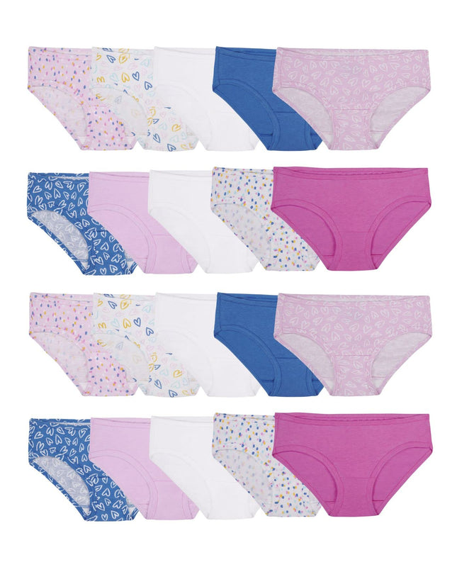 Fruit of The Loom Girls' Cotton Hipster Underwear,