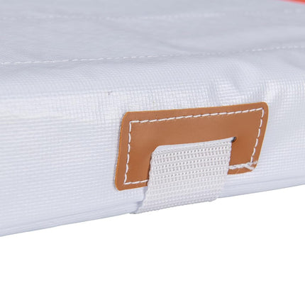 CHAMPRO PVC Quilted Double First Base (Orange/White, 28 x 2-Inch)