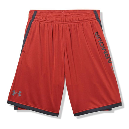 Under Armour boys Stunt 3.0 Shorts Shorts, (840) Earthen Orange / Black / Castlerock, XS