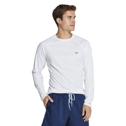 Speedo Men's Uv Swim Shirt Easy Long Sleeve Regula