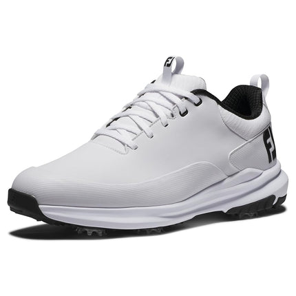 FootJoy Men's Tour Rival Golf Shoe, White/White/Black, 8 X-Wide