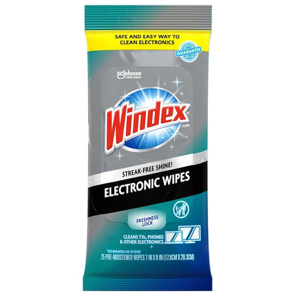 Toallitas electrónicas prehumedecidas, brindan un brillo sin rayas, 25 unidades