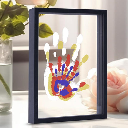 Family Handprint Kit, DIY Craft Keepsake Wooden Fr