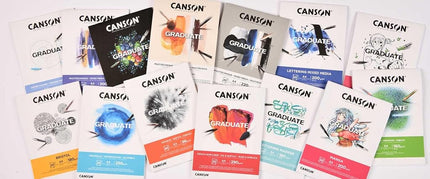 CANSON Graduate Mixed Media 220gsm A3 Paper 30 Grey Sheets