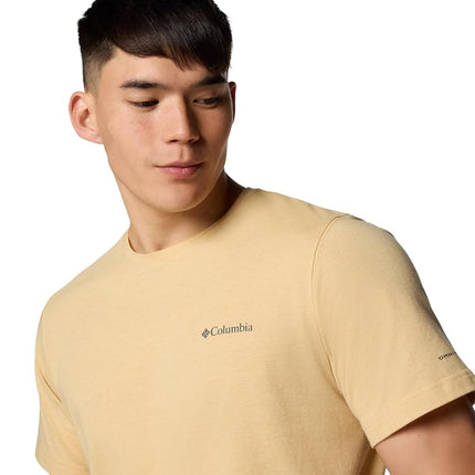 Columbia Men's Thistletown Hills Short Sleeve, Sand Dune Heather, S