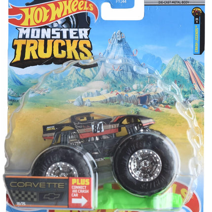 Hot Wheels Monster Trucks Corvette, Plus Connect a