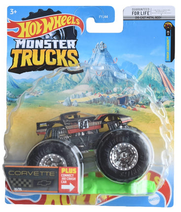 Hot Wheels Monster Trucks Corvette, Plus Connect a
