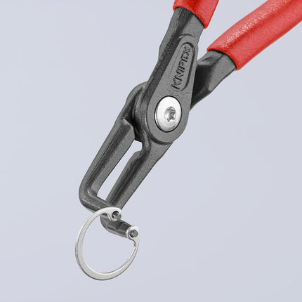 KNIPEX - 48 21 J21 Tools - Precision Circlip Pliers, Internal, 90 Degree Angled, 3/4"-2 3/64" Bore Dia. (4821J21)