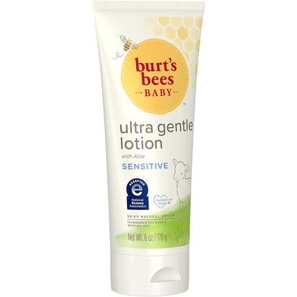 Burts Bees Baby Ultra Gentle Lotion for Kids 6 oz Body Lotion, White