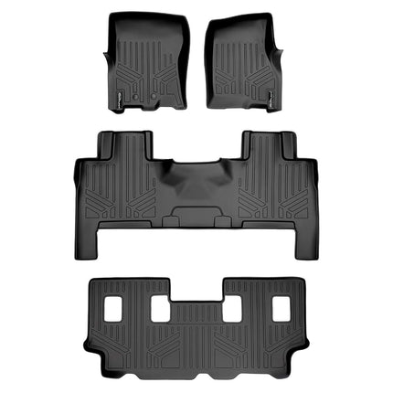 Tapis de sol MAXLINER 3 rangées noir pour Expedition EL/Navigator L 2011-2017 avec banquette ou console à la 2e rangée