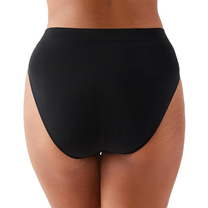 Wacoal Women's B-Smooth High-Cut Panty, Black, Medium