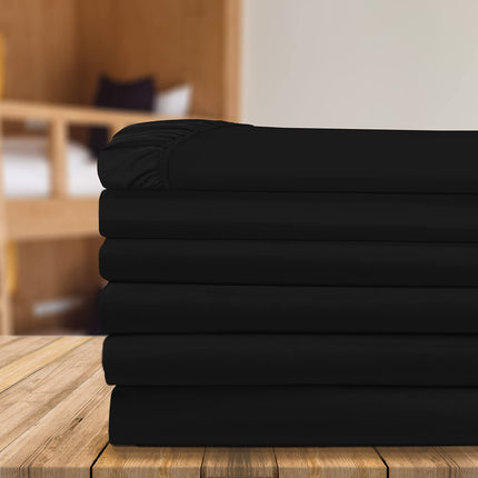Elegant Comfort 6-Pack Fitted Bottom Sheets 1500 T