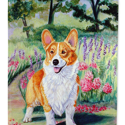 Caroline's Treasures Corgi Springtime in the Garde