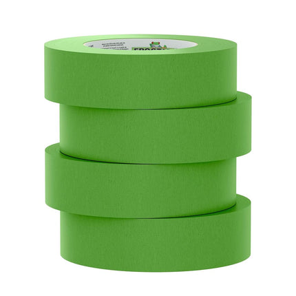 Frog Tape Multi-Surface Masking Tape for Painting 36mm x 55m, Decorators Tape, Painters Masking Tape for Indoor Painting & Decorating - Pack of 4
