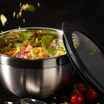Rosle 15680 3.3qt Deep Bowl, 7.9" Diameter (3.3-Quart), Stainless Steel