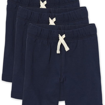 The Children's Place Boys' French Terry Shorts, Pack of Three - Blue - X-Small