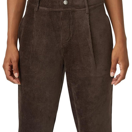 HUE Women's Corduroy Leggings, New Coffee Bean, Small