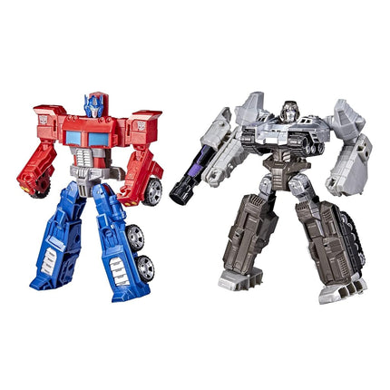 Transformers Toys Heroes and Villains Optimus Prime and Megatron 2-Pack, 17.5 cm, Action Figures For Boys And Girls Ages 6 and Up