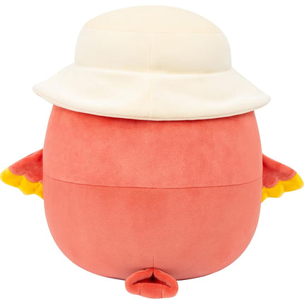 Squishmallows Original 12in Lullabi The Coral Hummingbird with Bucket Hat – Official Jazwares Plush (Medium-Sized)