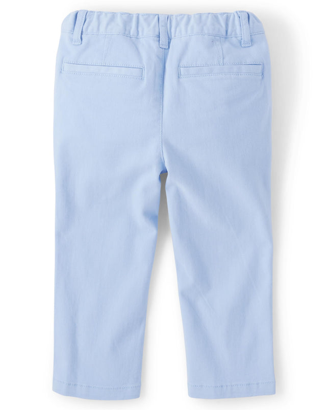 The Children's Place Baby Boys' and Toddler Stretch Skinny Chino Pants, Whirlwind Blue, 18-24 Months