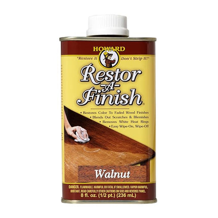 Howard Restaurador de Acabado Nogal RF4008 Restaura el Acabado Original en Muebles de Madera 236ml
