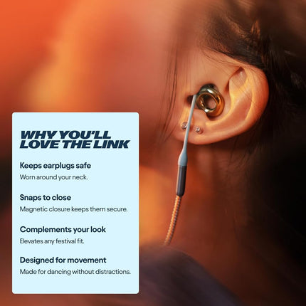 Loop Link Safety Connector Cord - Magnetic, Tug-Resistant