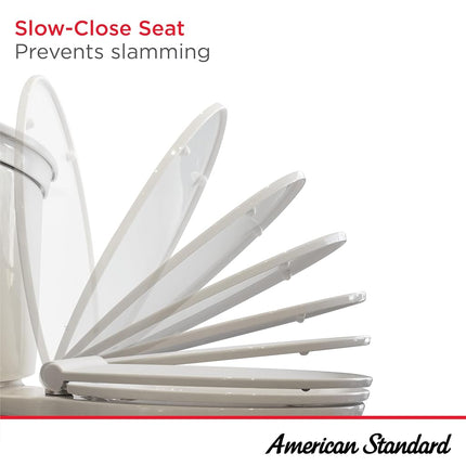 Asiento de inodoro de cierre lento de transición American Standard 5503A00B.020, blanco