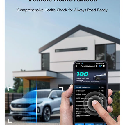 TOPDON Carpal-A OBD2 Code Reader Bluetooth, All System OBD2 Scanner for iOS & Android, Vehicle Health Check, 6 Maintenance Services, Smog Check, Repair Guide, 1 Year Free Update