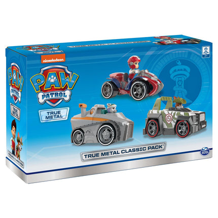 Paw Patrol, True Metal Classic Pack of 3 Collectib