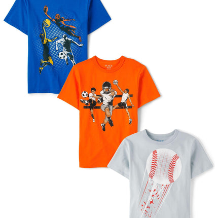 The Children's Place Baby Boys' Sports Short Sleev