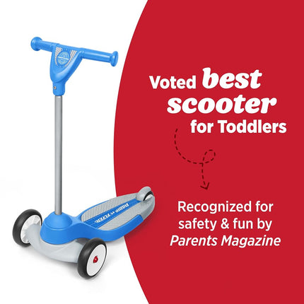 Radio Flyer My 1st Scooter, for Kids 2-5 Years Old, Blue