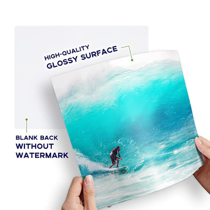 100 Sheets Glossy Photo Paper 8x10, Goefun 54LB Inkjet Printer Paper