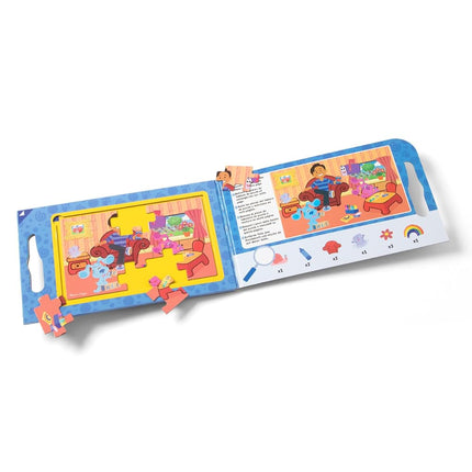 Melissa & Doug Blue's Clues & You! Take-Along Magnetic Jigsaw Puzzles, Multicolor, 33005